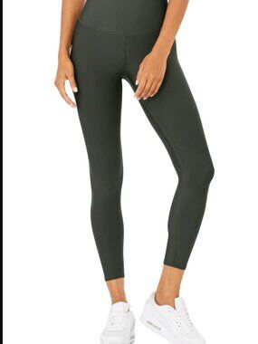 Alo 7/8 High-Waist Airlift Legging in Dark Cactus (Green)